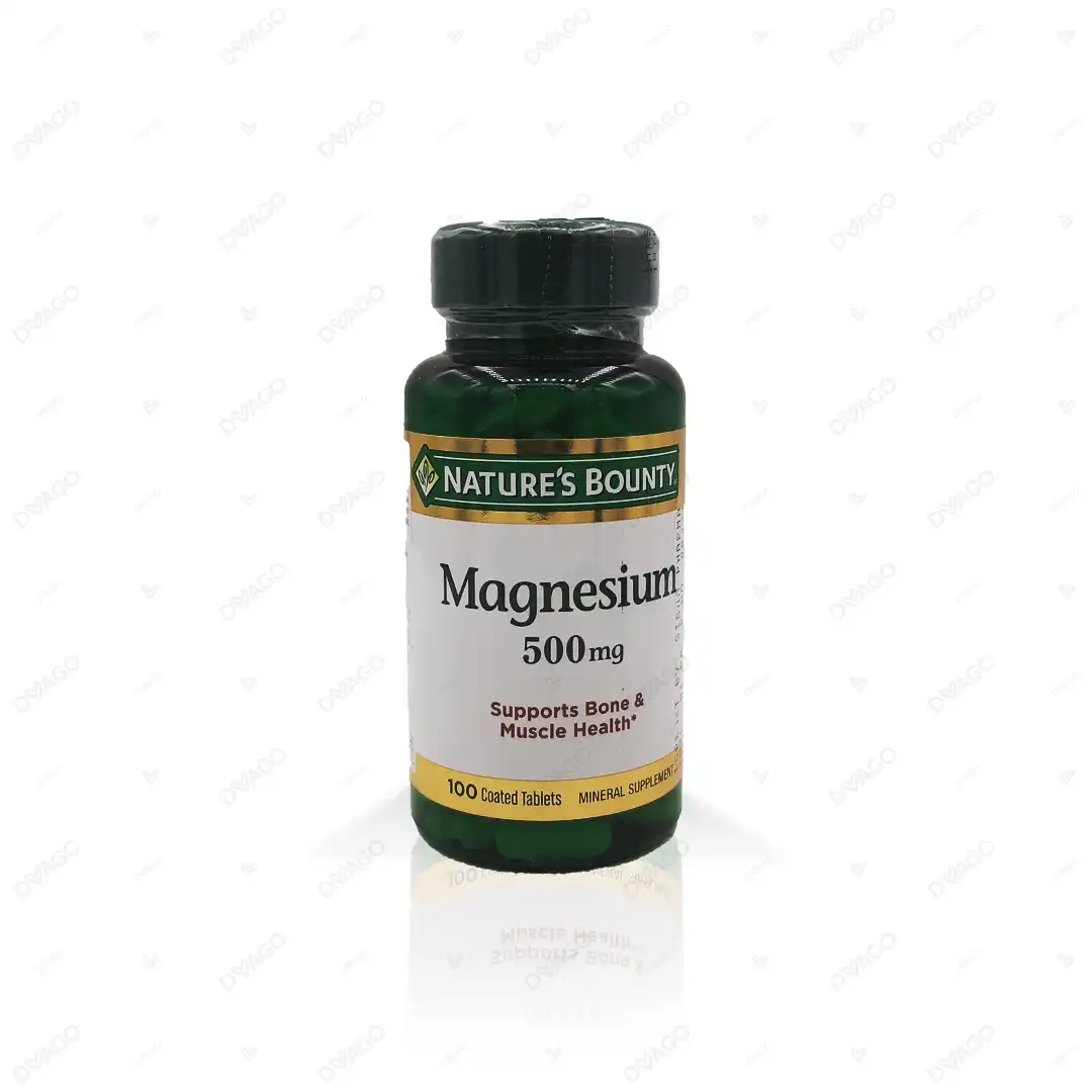 Natures Bounty Magnesium 500mg Tablets 100s